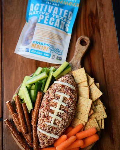 Sea Salt Activated Pecan Cheese βFootballβ