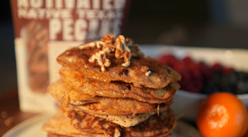 Maple Activated Pecan Pancakes