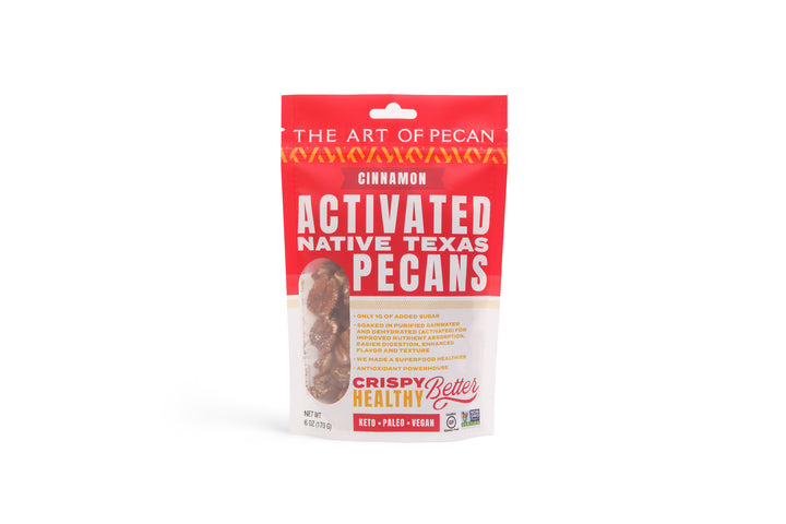 Activated Native Texas Pecans- Cinnamon