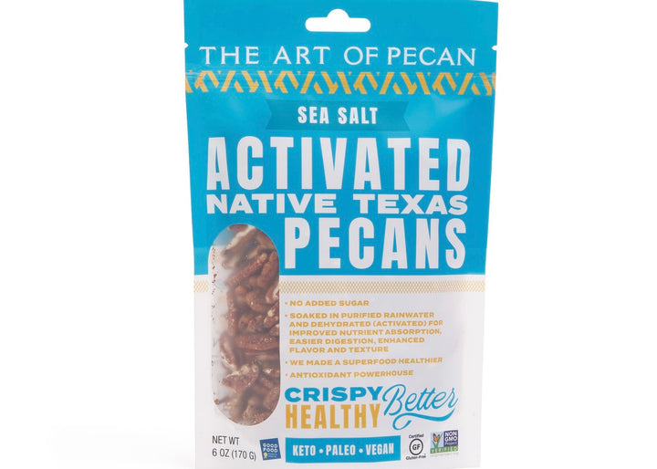 Activated Native Texas Pecans- Sea Salt